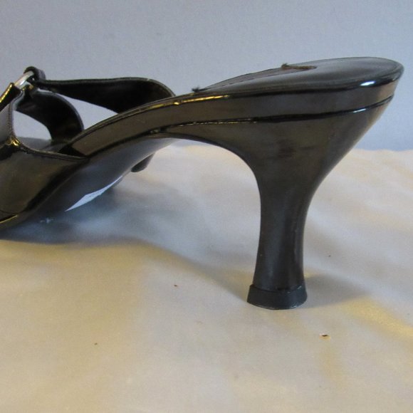 NEW ANDREW GELLER Slide Heels Sz 8 M - Picture 5 of 6